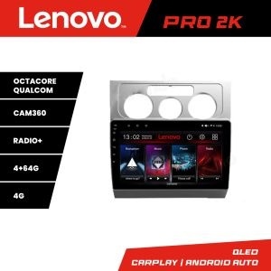 Navigatie VW Touran 2003-2010 Lenovo Kit-TOURAN1 8 core QLED 2K 4+64 360 Android Waze USB Navigatie Internet Youtube Radio KIT-TOURAN1+PRO-2K-10-4+64