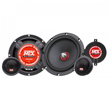 Difuzoare MTX TX465S Difuzoare separate TX4 Ø16,5cm 6,5 "2-căi 80W RMS 4Ω și tweeter de neodimium, cupolă de mătase Ø25mm