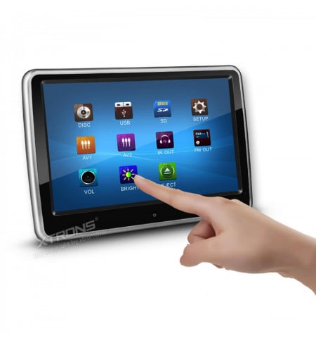 DVD PLAYER AUTO DE TETIERA Xtrons HD101T USB SD LCD 10.1'' TOUCHSCREEN REZOLUTIE HD JOCURI JOYSTICK WIRELESS MONTAJ CALIFICAT IN TOATA TARA !