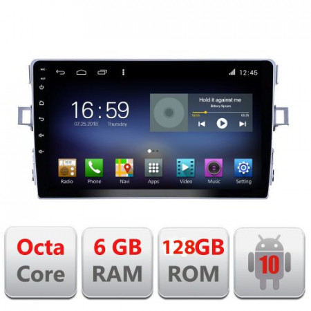 NAVIGATIE CARPAD ANDROID 10 DEDICATA TOYOTA VERSO 2010- ECRAN CAPACITIV OCTACORE 6GB RAM 128GB ROM DVR CARKIT BLUETOOTH MIRROR LINK MODEL LENOVO KIT-133+EDT-E609
