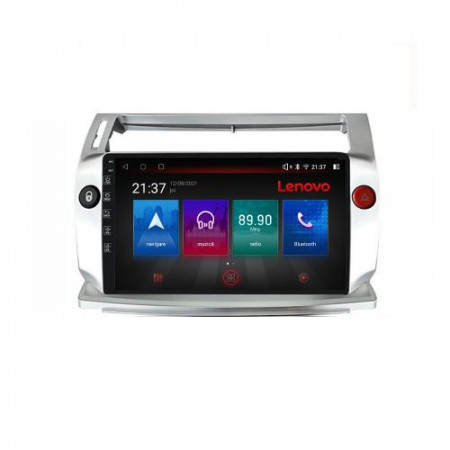 NAVIGAȚIE LENOVO ANDROID 10 DEDICATĂ CITROEN C4 2005-2010 ECRAN CAPACITIV OCTACORE 4GB RAM 64GB ROM DVR CARKIT BLUETOOTH MIRROR LINK MODEL LENOVO KIT-088+EDT-E509-PRO