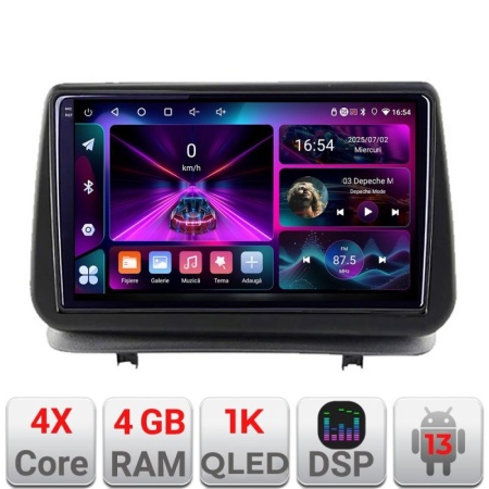 Navigatie Renault Clio 3 2005-2013 A-Clio3 4+64 InCell Display 1K Android Waze USB Navigatie Internet Youtube Radio kit-clio3+EDT-E209-RK