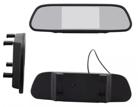 Oglinda Retrovizoare Monitor AHD de 5’’ cu 2 Intrari Video Camera Marsarier / Frontala D706A-AHD