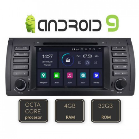 NAVIGATIE ANDROID 10 DEDICATA BMW SERIA 5 E39 X E53 MODEL EDOTEC EDT-G049-8CORE INTERNET WIFI PROCESOR CORTEX A9 1,6GHZ 4GB RAM 32GB ROM ECRAN CAPACITIV CARKIT BLUETOOTH PRELUARE AGENDA TELEFONICA MIRROR LINK MODEL EDT-G082-8CORE