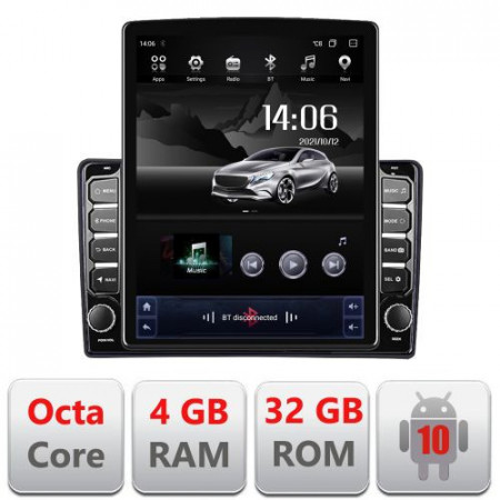 NAVIGAȚIE ANDROID 10 DEDICATA FIAT TIPO 2015- ECRAN CAPACITIV TIP TESLA 9,7" PROCESOR OCTACORE 4GB RAM 32GB MEMORIE INTERNA DVR CARKIT BLUETOOTH MIRROR LINK MODEL TESLA KIT-TIPO+EDT-E709