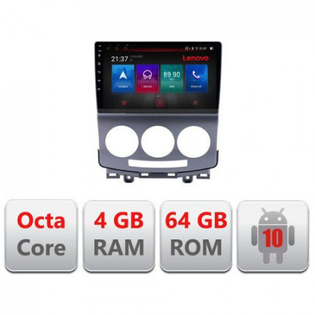 NAVIGATIE CARPAD ANDROID 10 DEDICATA MAZDA 5 2005-2010 ECRAN CAPACITIV OCTACORE 4GB RAM 64 GB ROM DVR CARKIT BLUETOOTH MIRROR LINK MODEL LENOVO KIT-MZ22+EDT-E509-PRO