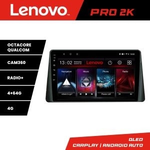 Navigatie Ford Focus 4 Kuga 2018-2023 Lenovo core QLED 2K 4+64 360 Android Waze USB Navigatie Internet Youtube Radio kit-focus4+PRO-2K-10-4+64