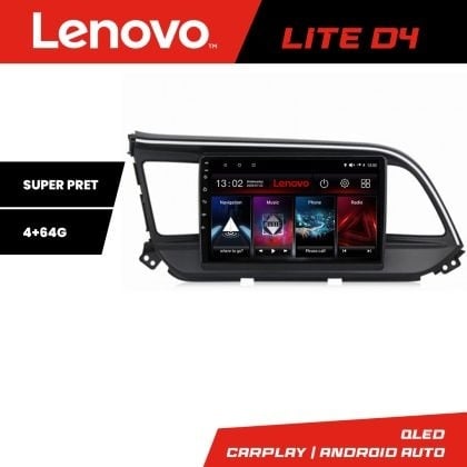 Navigatie Hyundai Elantra 2018- Lenovo Kit-1581 4+64 GB Android Waze USB Navigatie Internet Youtube Radio KIT-1581+LITE-D4-9-4+64
