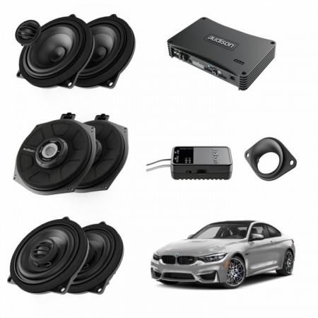 PACHET UPGRADE SISTEM AUDIO AUDISON DEDICAT BMW K4E X4E + DSP 520W