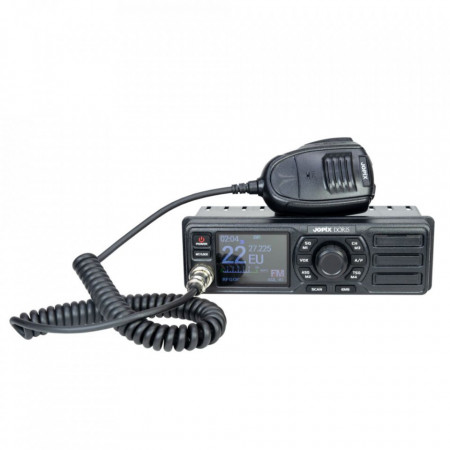 Statie radio CB JOPIX Doris 40CH, AM/FM, 4W, ASQ, Roger Beep, VOX, 12-24V