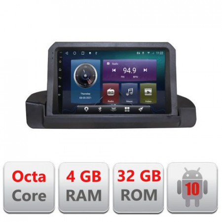 NAVIGATIE CARPAD ANDROID 8.1 BMW SERIA 3 E90, E91, E92, E93 ECRAN 10" CAPACITIV INTERNET 3G WIFI PROCESOR CORTEX A9 OCTA CORE 2G RAM 32 GB 1,6 GHZ DVR CARKIT BLUETOOTH MIRROR LINK MODEL KIT-e90+EDT-E409