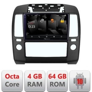 Navigatie Nissan Navara Pathfinder 2005-2010 5510-NAV5 Android Octa Core 720p 4+64 DSP 360 camera carplay android auto KIT-nav5+NAM5510-A9Z