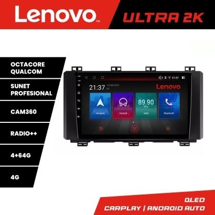 Navigatie Seat Ateca Android radio gps internet 8 core QLED Qualcomm 4+64 360 Lenovo KIT-ateca+ULTRA-9-4+64