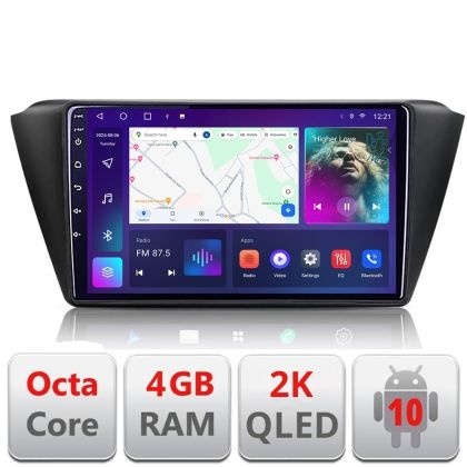 Navigatie Skoda Fabia 2015- C-541 Android Octa Core Ecran 2K QLED GPS 4G 4+32GB 360 KIT-541+EDT-E409-2K KIT-541+EDT-E409-2K