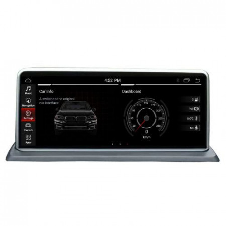NAVIGATIE ANDROID 10 DEDICATA BMW SERIA 1 E87 2005-2012 ECRAN 10,25” CAPACITIV INTERNET WIFI PROCESOR CORTEX A9 1,6GHZ 2GB RAM 32GB ROM CARKIT BLUETOOTH PRELUARE AGENDA TELEFONICA MIRROR LINK MODEL EDT-E87