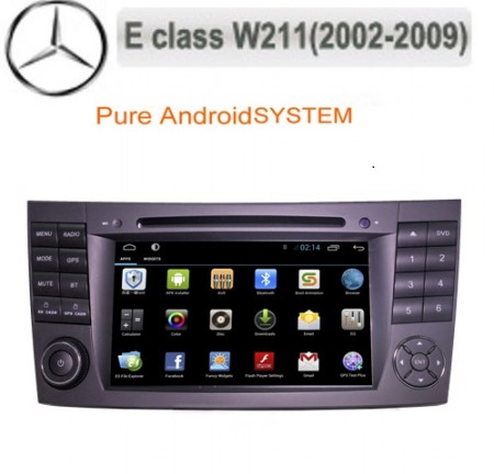 NAVIGATIE DEDICATA MERCEDES-BENZ E CLASS W211 CLS W219 CU ANDROID EDOTEC EDT-G090 INTERNET WIFI PROCESOR CORTEX A9 1,6GHZ DDR 3 1GB ECRAN CAPACITIV CARKIT BLUETOOTH PRELUARE AGENDA TELEFONICA MIRROR LINK MODEL PREMIUM
