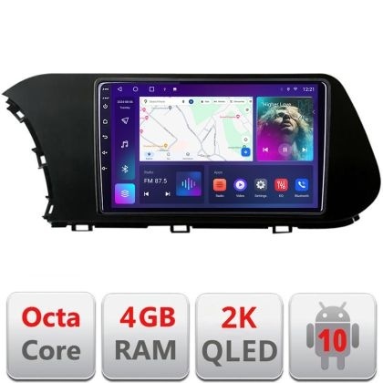 Navigatie HHyundai I20 2020- C-i20 Android Octa Core Ecran 2K QLED GPS 4G 4+32GB 360 KIT-i20+EDT-E410-2K KIT-i20+EDT-E410-2K
