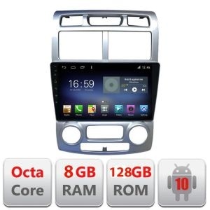 Navigatie Kia Sportage 2005-2007 F-0023 Octa Core cu Android Radio Bluetooth Internet GPS WIFI DSP 8+128GB 4G KIT-0023+EDT-E609 - Img 1