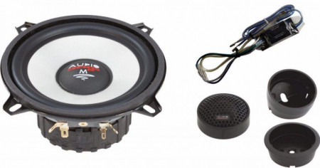 KIT Difuzoare auto Sistem Component M 130 EVO 2 Crossover plug'n'play 5" pe 2 cai audio 130 mm 2x 120/80 watt impedanta 3 ohm Audio System