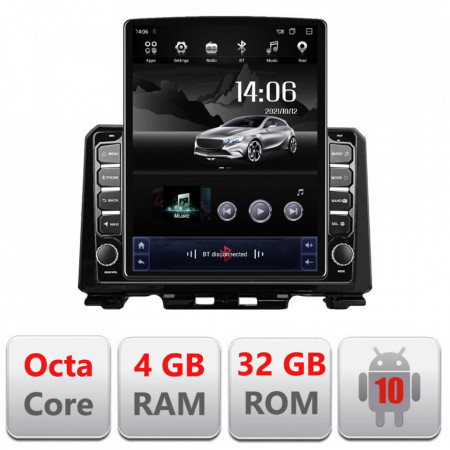 NAVIGAȚIE ANDROID 10 DEDICATA SUZUKI JIMNY 2018-, ECRAN CAPACITIV TIP TESLA 9,7" PROCESOR OCTACORE 4GB RAM 32GB MEMORIE INTERNA DVR CARKIT BLUETOOTH MIRROR LINK MODEL TESLA KIT-JIMNY+EDT-E709
