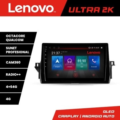 Navigatie Toyota Camry 2021- Lenovo Kit-camry2021 8 core QLED Qualcomm 4+64 360 Android Waze USB Navigatie Internet Youtube Radio kit-camry2021+ULTRA-10-4+64