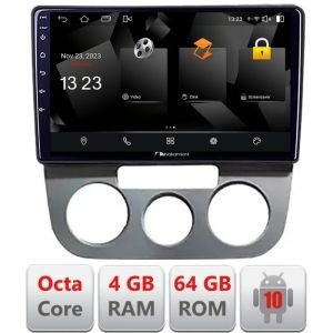Navigatie VW Golf 5 2004-2010 clima manuala Android Octa Core 720p 4+64 DSP 360 camera carplay android auto KIT-golf5-manual+NAM5510-A9Z
