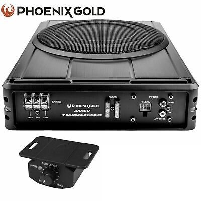 Subwoofer activ underseat (sub scaun) Phoenix Gold ZR10P, 200 watts rms, 10”