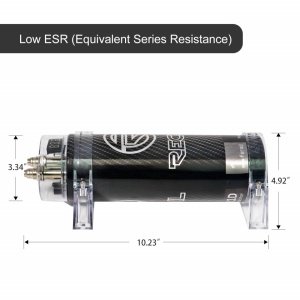 R1D Condensator de 1F, Recoil