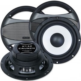 Difuzoare auto coaxiale CRUNCH GTi 6.2W diametru difuzor: 16.5 cm putere RMS: 100 W putere max: 200 W
