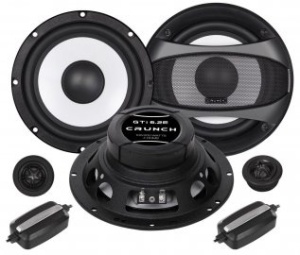 Difuzoare auto componente CRUNCH GTi5.2e diametru difuzor: 13 cm diametru tweeter : 25 mm, calota din matase , magnet din neodim putere RMS: 80 W putere max: 160 W