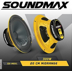 Difuzoare auto SOUNDMAX SX-M8XL, midrange, 200mm, 4 Ohm, 150W RMS