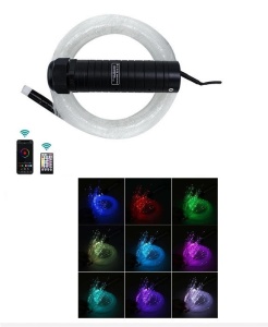Kit Fibra Optica Plafon Instelat auto RGBW 450 Fire 2M 0.75mm cu aplicatie 450-0.75MM-2M