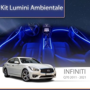 Lumini ambientale dedicate Inifnity Q70 2011-2021 set complet control telefon sau sistem original