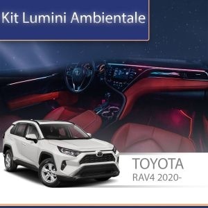 Lumini ambientale dedicate Toyota Rav4 2020-2021 set complet control telefon sau sistem original
