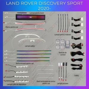 Lumini ambientale Land Rover Discovery Sport 2016- set complet control telefon sau sistem original AMB-LR-DISCOVERY-SPORT-2016 - Img 2