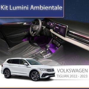 Lumini ambientale VW Tiguan 2022-2023 trimuri control telefon sau sistem original AMB-VW-TIGUAN-2022-TRIMMS