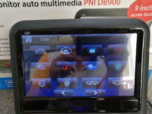 MONITOR AUTO TETIERA NEGRU ECRAN 9'' TOUCHSCREEN DVD PLAYER SD USB PNI DB900 HD - Img 9