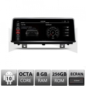 NAVIGATIE ANDROID 10 DEDICATA BMW SERIA 1 F20 2013-2017 ECRAN 12,3” CAPACITIV INTERNET WIFI PROCESOR CORTEX A9 1,6GHZ 8GB RAM 256GB ROM CARKIT BLUETOOTH PRELUARE AGENDA TELEFONICA MIRROR LINK MODEL EDT-F20-NBT-V3