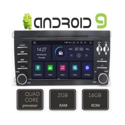 NAVIGATIE ANDROID 10 DEDICATA PORSCHE CAYENNE WITSON W2-RD7615 ECRAN IPS 7'' 16GB 2GB RAM INTERNET 3G WIFI QUAD-CORE GPS WAZE DVR CARKIT BLUETOOTH MIRROR LINK MODEL PREMIUM