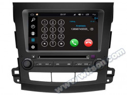 NAVIGATIE ANDROID 8.0 DEDICATA MITSUBISHI OUTLANDER CITROEN C CROSSER PEUGEOT 4007 WITSON W2-W056 PLATFORMA S200 ECRAN CAPACITIV 7'' INTERNET 3G WIFI OCTA-CORE 32GB 1,5 GHZ 2 GB RAM DDR 3 CARKIT MIRROR LINK WAZE