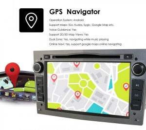 NAVIGATIE ANDROID DEDICATA OPEL ASTRA H ZAFIRA B CORSA D ANTARA VECTRA C MERIVA ECRAN IPS 16 GB 2G RAM DVD GPS CARKIT DVR INTERNET WIFI WAZE