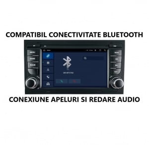 Navigatie Audi A4 B6 2000-2004 7 inch 4GB 64GB 8 Core 4G - Img 4