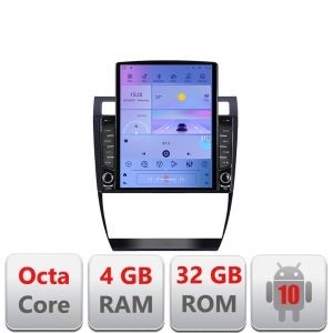 Navigatie Audi A6 G-102 ecran tip TESLA 9.7" cu Android Radio Bluetooth Internet GPS WIFI 4+32GB DSP 4G Octa Core KIT-102+EDT-E709