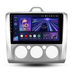 Navigatie Auto Teyes CC3 Ford Focus 2 2005-2010 4+64GB 9" QLED Octa-core 1.8Ghz, Android 4G Bluetooth 5.1 DSP