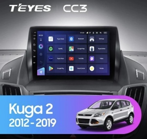 NAVIGATIE AUTO TEYES CC3 FORD KUGA 2013-2019 4+64GB 9" QLED OCTA-CORE 1.8GHZ ANDROID 4G BLUETOOTH 5.1 DSP - Img 2