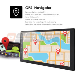 NAVIGATIE CARPAD 2DIN UNIVERSALA ANDROID 8.1 EDOTEC EDT-E200 ECRAN 7'' CAPACITIV USB INTERNET 3G DVR WAZE GPS