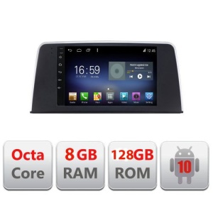 NAVIGATIE CARPAD ANDROID 10 DEDICATA BMW SERIA 3 F30 SERIA 4 F36 2013-2017 ECRAN CAPACITIV OCTACORE 8GB RAM 128GB ROM DVR CARKIT BLUETOOTH MIRROR LINK MODEL LENOVO KIT-f30-nbt+EDT-E609