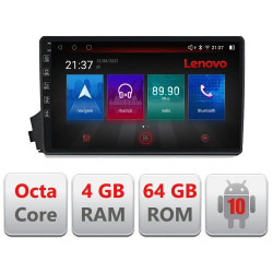 NAVIGATIE CARPAD ANDROID 10 DEDICATA SSANGYONG KYRON/ ACTYON ECRAN CAPACITIV OCTACORE 4GB RAM 64 GB ROM DVR CARKIT BLUETOOTH MIRROR LINK MODEL LENOVO KIT-158+EDT-E509-PRO