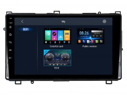 NAVIGATIE CARPAD ANDROID 11 DEDICATA TOYOTA COROLLA 11 AURIS E180 2017-2019 ECRAN IPS 9" CAPACITIV INTERNET WIFI PROCESOR QUAD CORE 1GB RAM 16GB MEMORIE INTERNA SUNET DSP DVR CARKIT BLUETOOTH MIRRORLINK GPS WAZE MODEL KIT-AURIS+EDT-M100