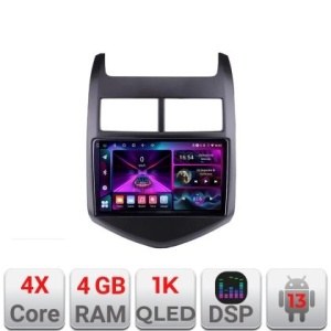 Navigatie Chevrolet Aveo 2010-2013 A-AVEO10 4+64 InCell Display 1K Android Waze USB Navigatie Internet Youtube Radio KIT-aveo10+EDT-E209-RK